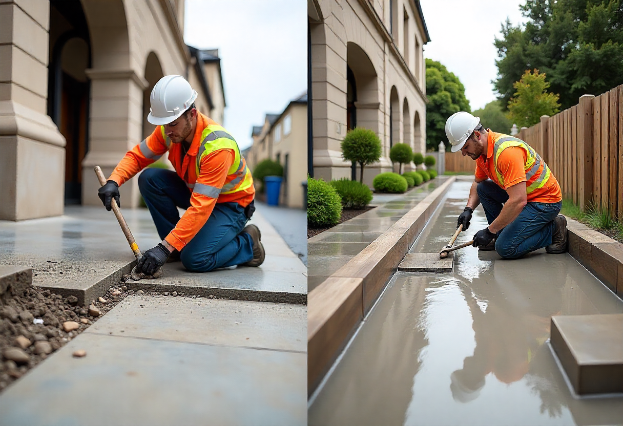 Heritage Concrete Restoration and Replacement in Battery Point, Tasmania
